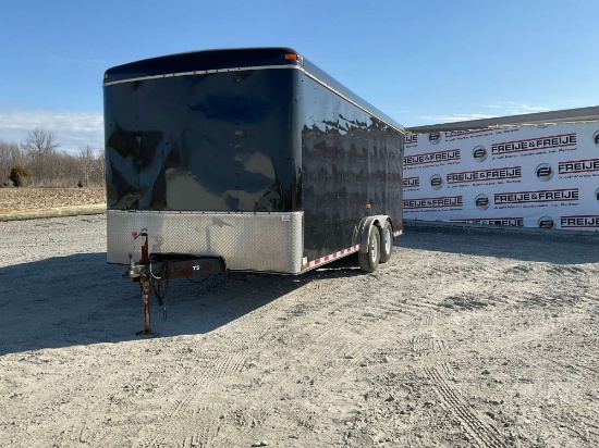1998 SOW 2AXLE ENCLOSED TRAILER 7'X18' VIN: 48B500H20W2017136