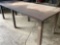 STEEL TABLE 8 FT X 3 FT 30 IN TALL