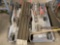 A PALLET OF, BOLT CUTTERS, SLEDGE HAMMER, CONCRETE FLOATS
