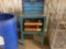 STEEL TABLE 25 IN X 21, 37 IN TALL, WITH