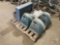 VINTAGE APPLE COMPUTER, MONITORS, METAL ORGANIZER, WOOD CRATE