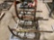 A PALLET WITH, MECO 55 GALLON DRUM CARTS, 3 TOTAL
