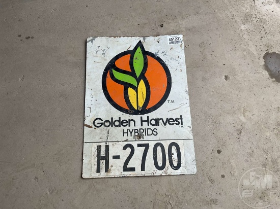 GLODEN HARVEST HYBRIDS SIGN