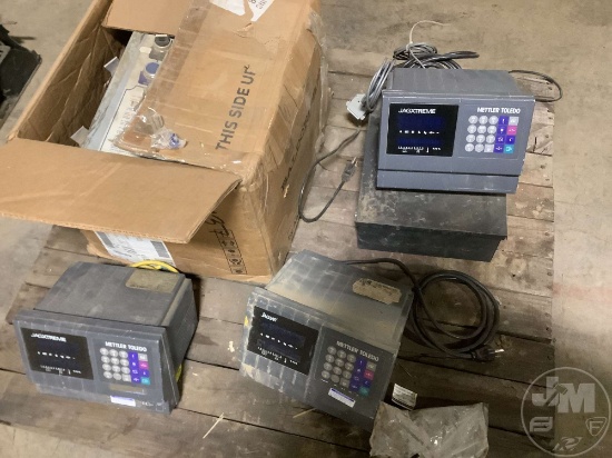 A PALLET OF, SCALE READERS, SCALE CONTROLLER