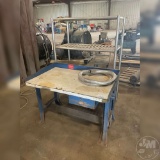 WORKBENCH 48”...... X 30”...... WITH DRAWER, STAINLESS 4 SHELF RACK
