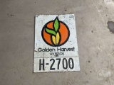 GLODEN HARVEST HYBRIDS SIGN