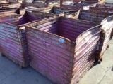 QUANITY OF 4, 4' X 4' SCRAP BINS