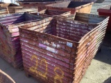 QUANITY OF 4, 4' X 4' SCRAP BINS
