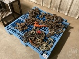 PALLET OF VARIOUS SIZE, LENGTH, CHAINS