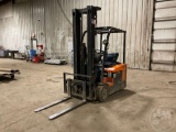 TOYOTA 7FBEU15 CUSHION TIRE FORKLIFT SN: 25299