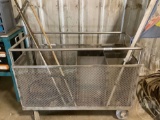 STAINLESS STEEL CART ON WHEELS