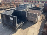PLASTIC GAYLORD PALLETS, QTY OF 7