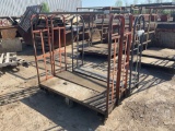 FLATBED CARTS WITH ENDS, QTY OF 3