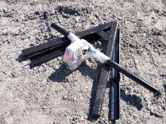 2024 UNUSED 3/8 IN. AR500 GONG SHOOTING TARGET