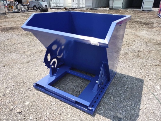 UNUSED  EW YORK STANDARD DUTY 1.5 CY CAPACITY DUMPING HOPPER