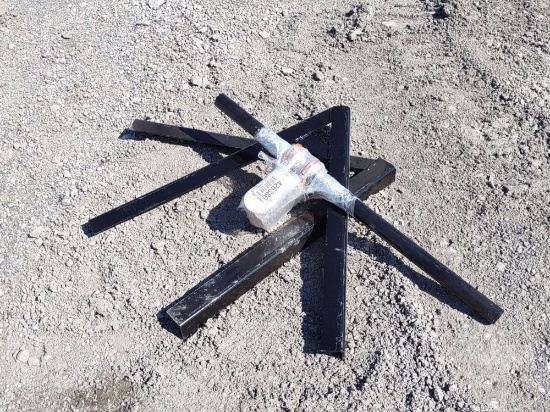 2024 UNUSED 3/8 IN. AR500 GONG SHOOTING TARGET