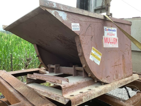 USED GOLBREATH HEAVY DUTY DUMPING HOPPER 12565