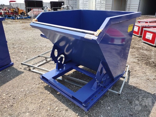 UNUSED STANDARD DUTY 1.5 CY CAPACITY DUMPING HOPPER