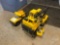 TONKA DUMP TRUCK, TONKA CRANE, VINTAGE TRAIN ENGINE AND CARS