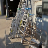 LOT OF 7 STEP LADDERS