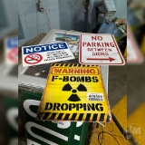VARIOUS METAL SIGNS, QTY OF 3
