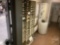 SLOTTED STORAGE CABINET, WALL ENCLOSED CASE DISPLAY, DOUBLE DOOR METAL