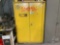 FIRE PROOF STORAGE CABINET WITH PAINT AND PAINT MIXING SUPPLIES