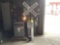 LIGHTED RAILROAD SIGN 7’......