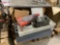 METAL SHELF, PEG BOARD, ELECTRIC MOTORS, PAINT, ELECTRICAL BOX, ACO