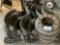 NEW, BRAKE SHOES AND 2 BRAKE DRUMS