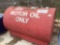 WAS USED FOR USED MOTOR OIL