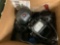 A BOX OF RECHARGEABLE LIGHTS