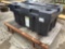 KONG TOOL BOX, METAL PALLET WITH WOOD TOP