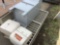 METAL SHELF WITH STORAGE SLOTS, DRIVER PAPERWORK BOX, HAND TOWEL