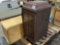 ANTIQUE VICTROLA, WOODEN CRATE