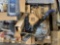 INTAKE BOOTS, A BOX OF CAT PARTS, FILTERS, BEARINGS, GASKETS,