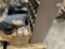 MUD FLAPS, BOX WITH CUMMINS PARTS, PARTS SHELF