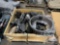 CRATE OF ENGINE PARTS