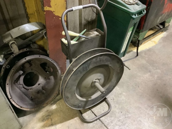 METAL BANDING CART WITH METAL BAND ROLL