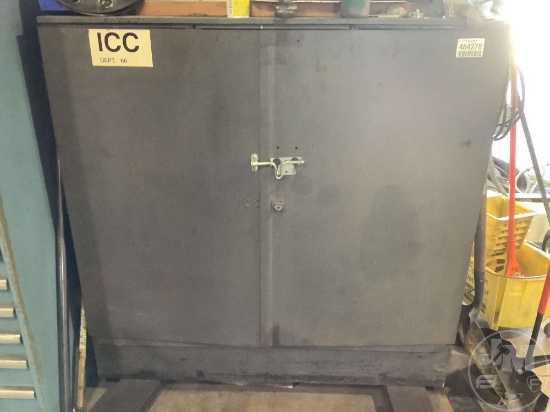 BOLT BIN WITH DOORS AND CONTENTS