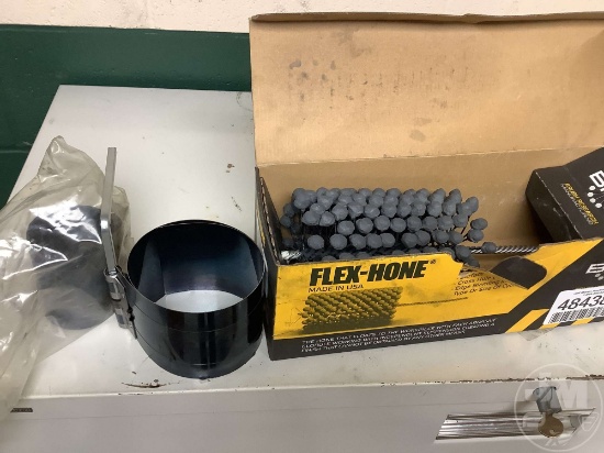 CYLINDER HONE, 2 PISTON RING COMPRESSORS