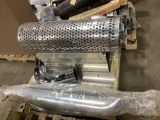 EXHAUST HEAT SHIELDS, EXHAUST STACK, EXHAUST ELBOW, BATTERY BOX