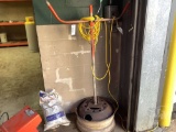 HOME MADE EXTENSION CORD, HOSE HANGER, WITH EXTENSION CORD