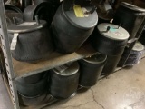SHELF WITH, AIR BAGS, HYDRAULIC HOSES, SHACKLE BRACKET, STRADDLE BUSHINGS,