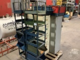 METAL FILE CABINET AND STORAGE BINS