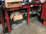 6 FT STEEL TABLE, NO CONTENTS