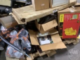 RADIATOR FILL TANK, ROOF TOP LIGHTS, MOP BUCKET, BRACKETS