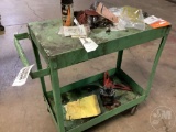 SHOP CART, MECHANICS STOOL