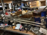 SHELF WITH, YOKES, UJOINTS, CARRIER BEARINGS, GUAGES AND MORE