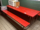 PICNIC TABLE AND AMANA MICROWAVE